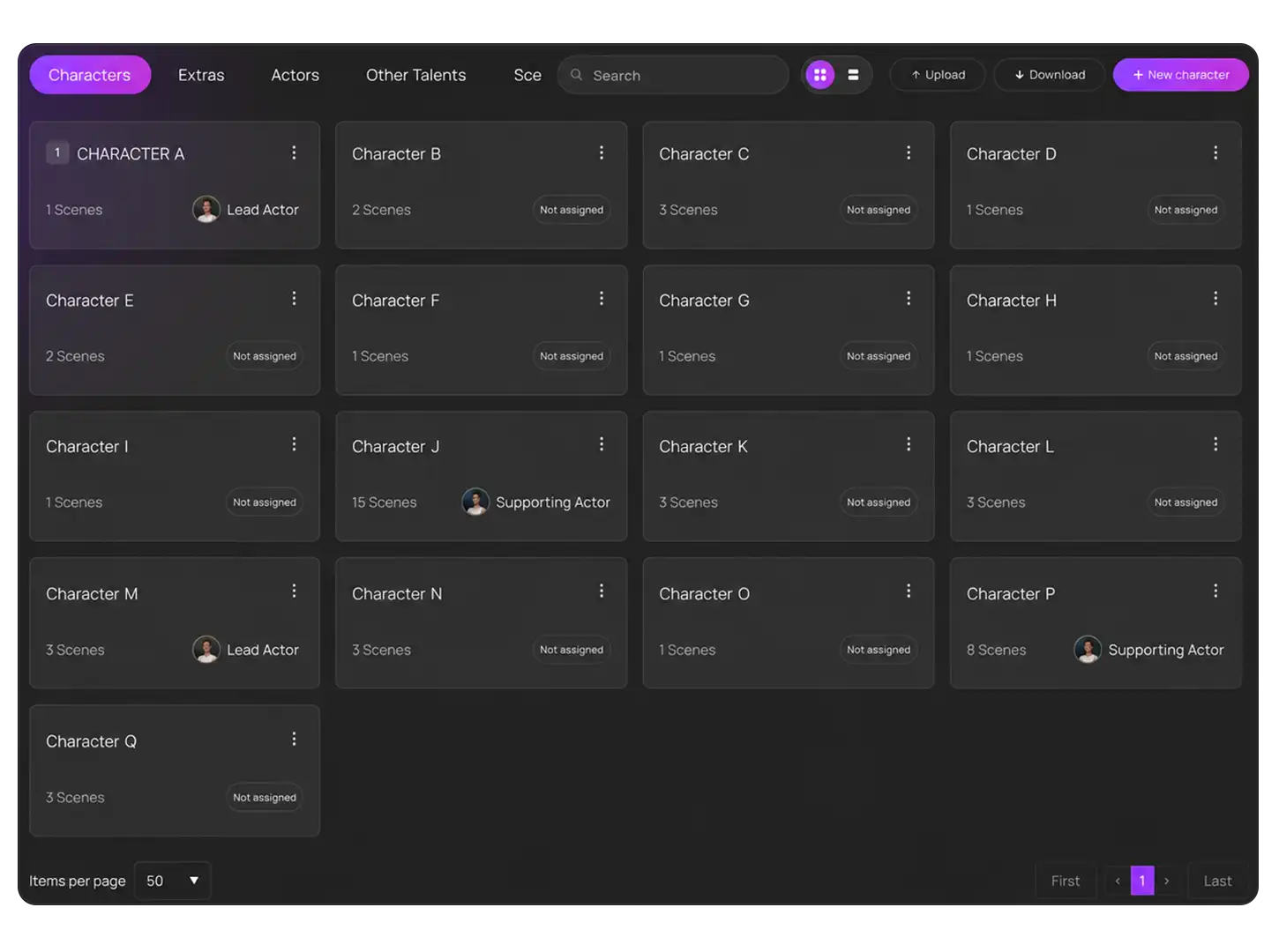Casting management system overview